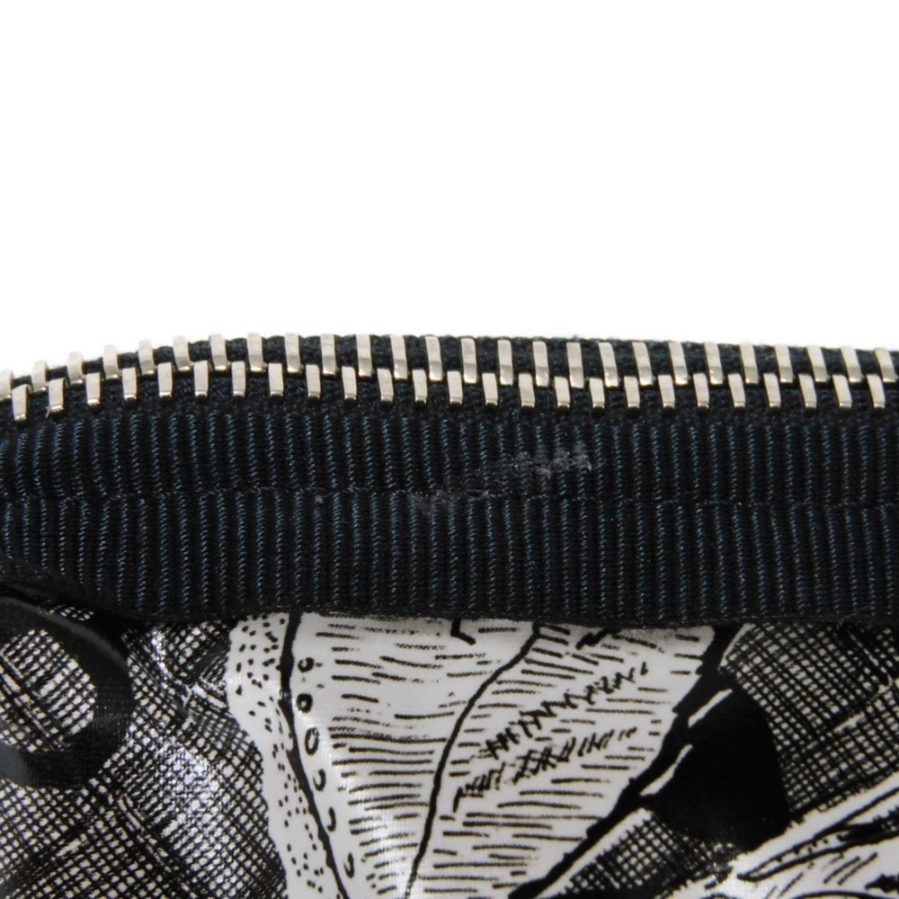 CHANEL Pouch Camellia Tick CC Mark Flower Mini Silver 26th Series Coco Nylon ... - Picture 15 of 16